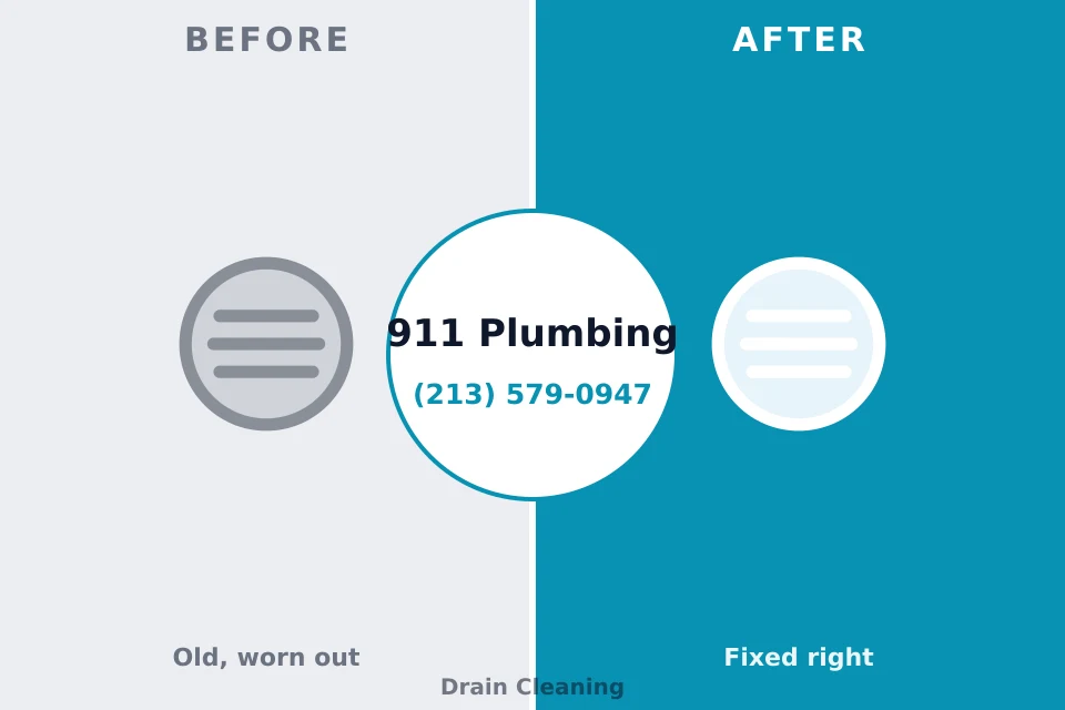 Before and after: plumbing repair Dunes City, OR